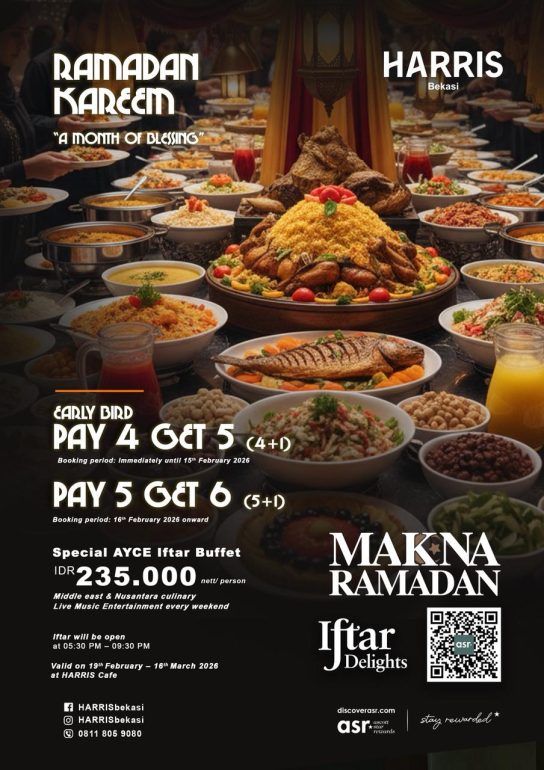 Promo Spesial Ramadan – Pay 5 Get 6 Harris Hotel