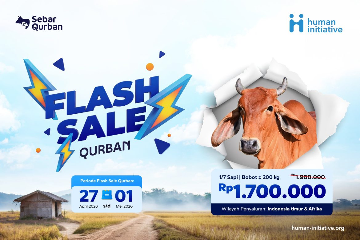 Program Flash Sale Qurban 2026 Human Initiative dengan distribusi ke Indonesia Timur dan Afrika