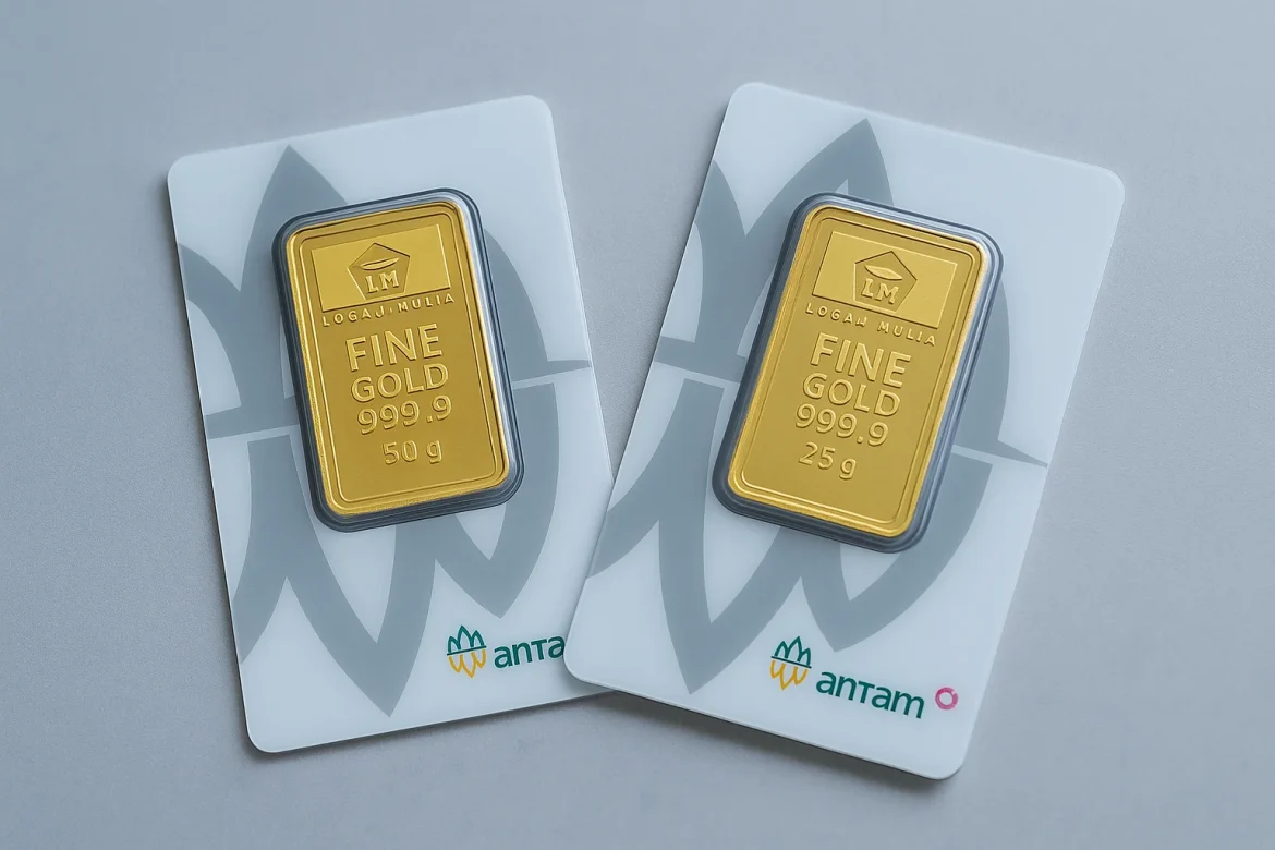 Harga emas Antam hari ini 18 Juni 2026 turun Rp30.000 per gram menjadi Rp2.703.000 berdasarkan pembaruan terbaru Logam Mulia Antam.