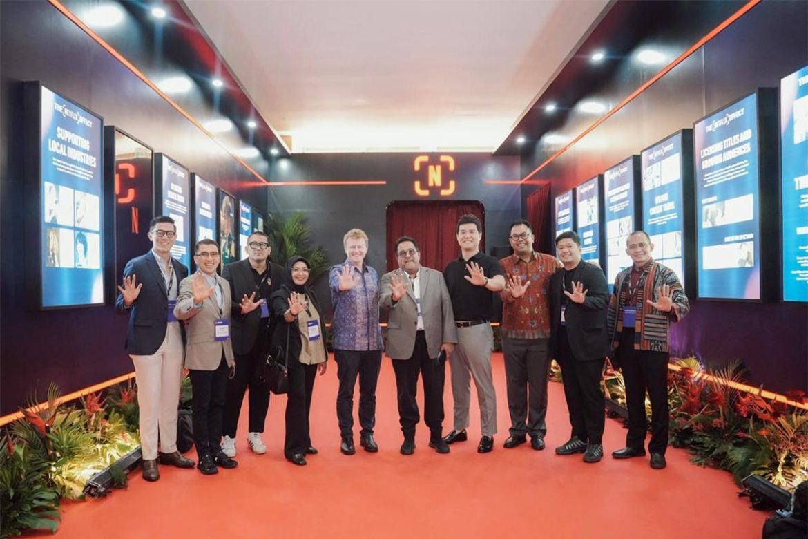 Rano Karno bersama jajaran Netflix Asia Pacific saat pertemuan strategis di APOS 2026 Bali membahas kerja sama produksi film dan pengembangan industri kreatif Jakarta.