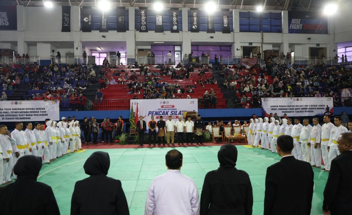 1.282 atlet pelajar mengikuti Invitasi Pencak Silat Jakarta Open 2026 di GOR Ciracas Jakarta Timur