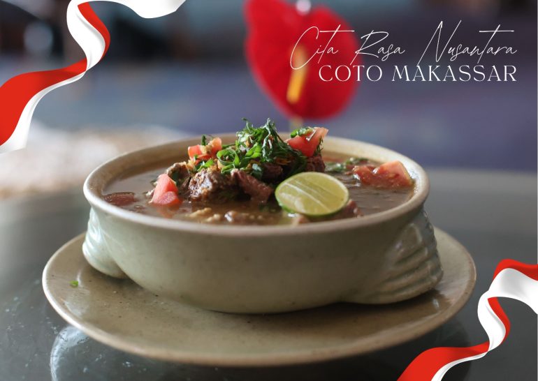 Coto Makassar dan Ikan Acar Kuning menu Nusantara Hotel Ciputra Jakarta