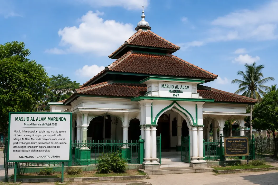 Masjid Al Alam Marunda salah satu tempat ibadah tertua di Jakarta