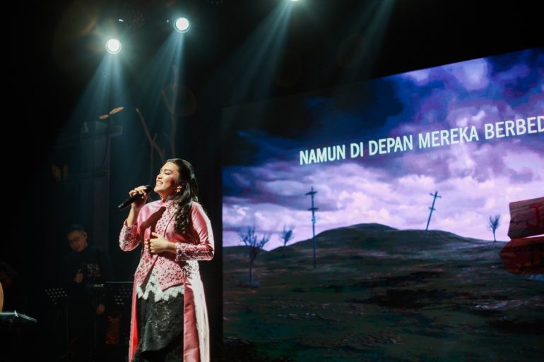 Amagra saat merilis album terbaru Butterflies bersama Ninenote Music