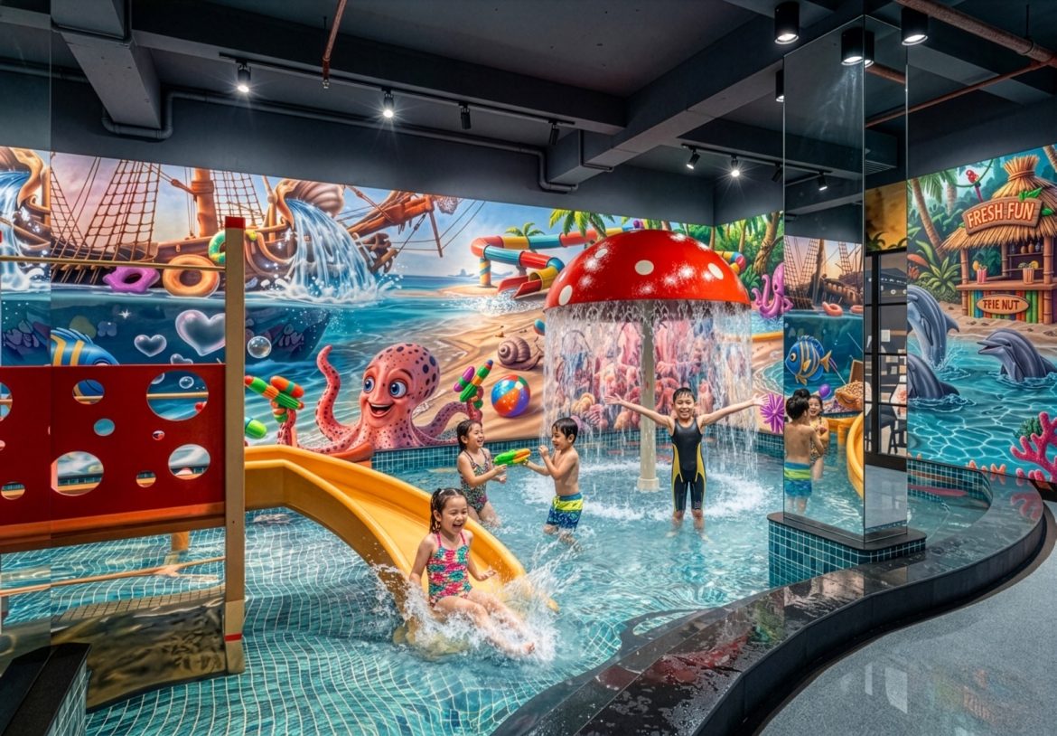 Avery Hotel Waterpark Surabaya dengan indoor waterpark untuk keluarga