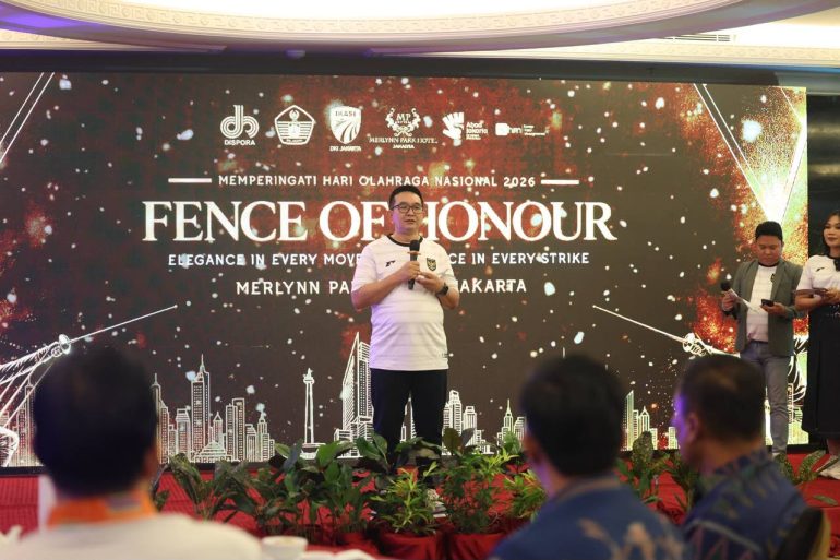 Hari Olahraga Nasional 2026 Merlynn Park Hotel Jakarta olahraga anggar