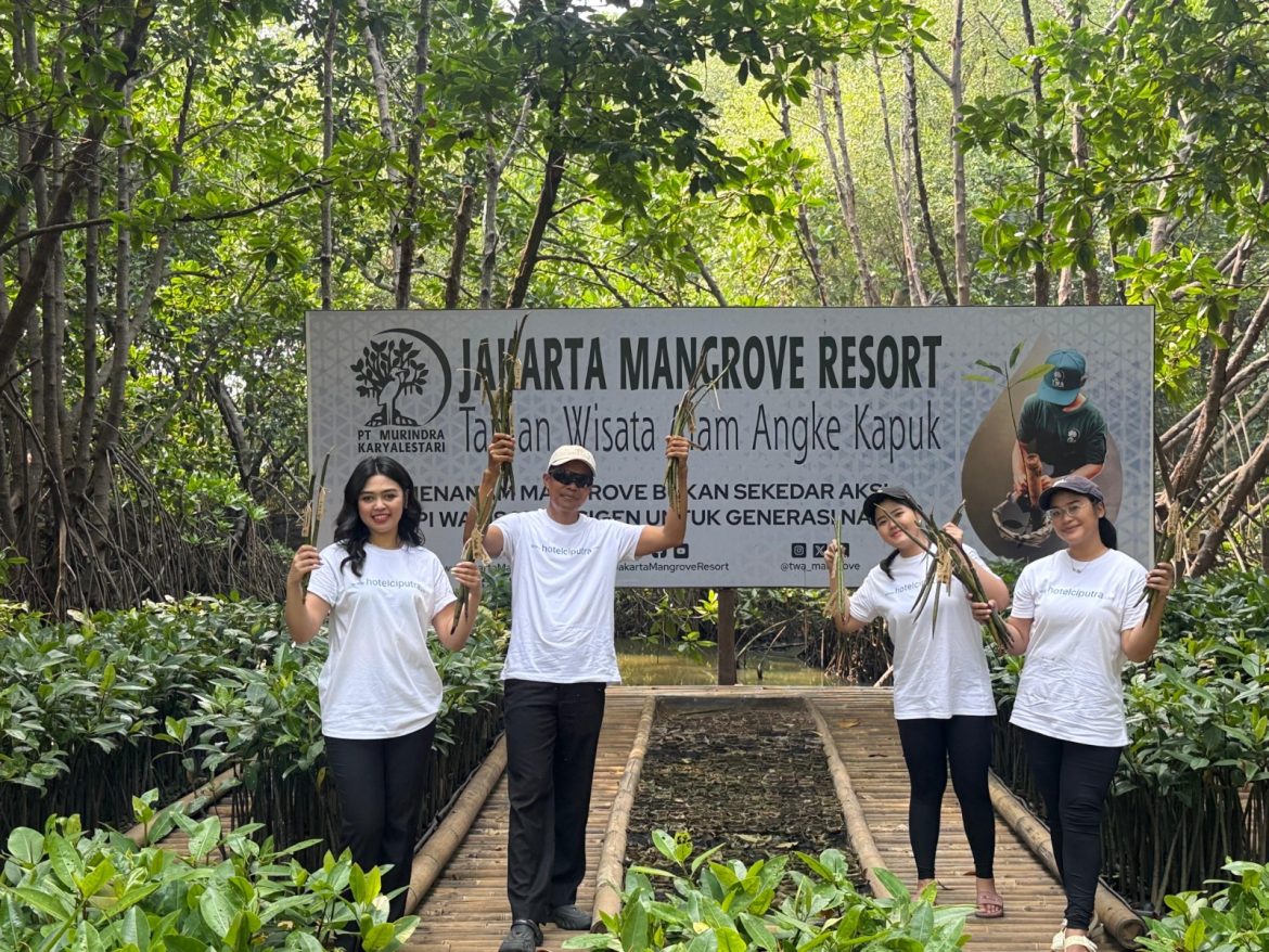 Hotel Ciputra Jakarta tanam 33 mangrove di TWA Angke Kapuk