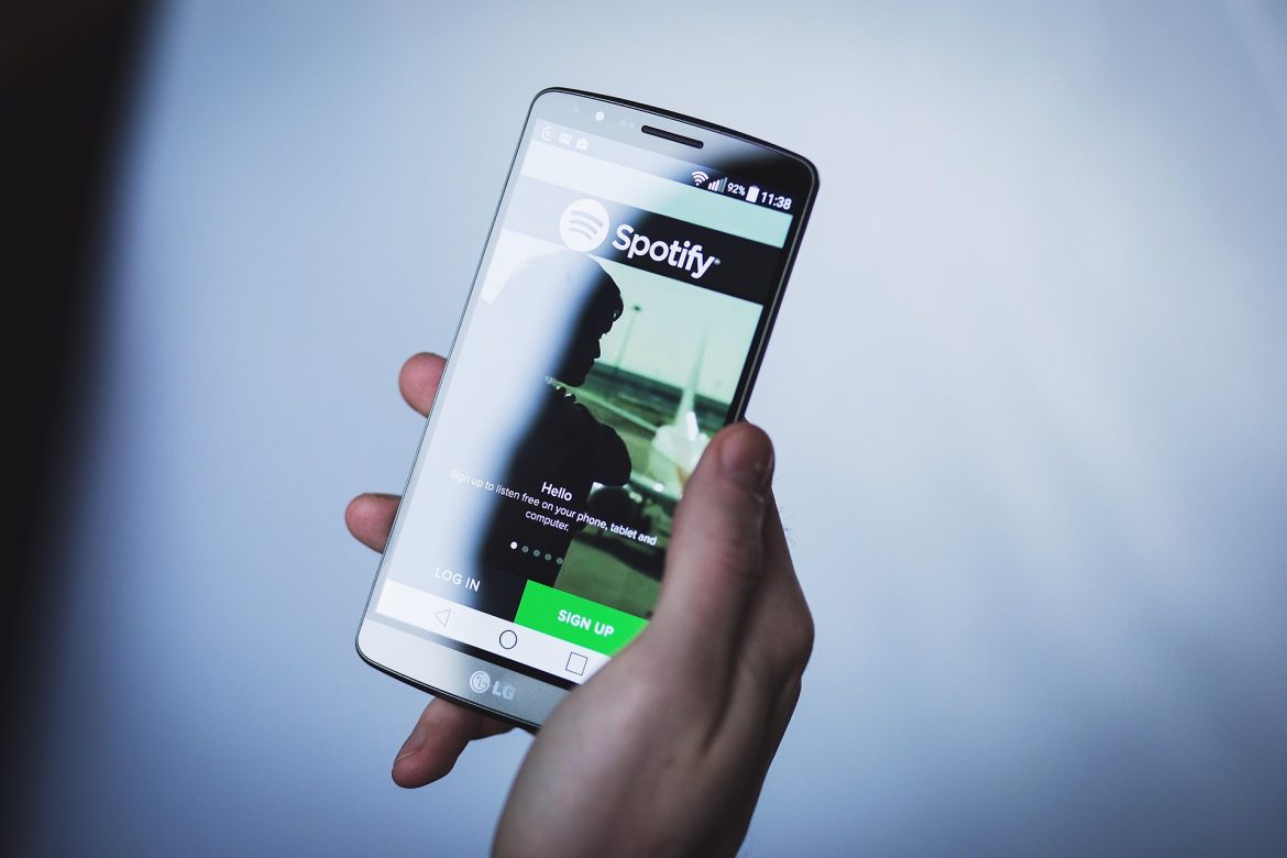 Playlist Spotify untuk mendukung latihan lari pelanggan Premium.
