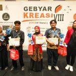 Gebyar Kreasi VIII 2026 Jendela Puspita dengan peserta penerima penghargaan di Bekasi